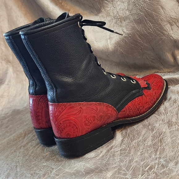 LAREDO ROPER BOOTS SZ 7 - Picture 12 of 16